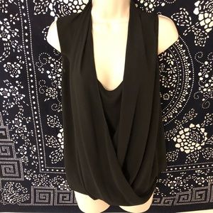 BCBG Draped Blouse